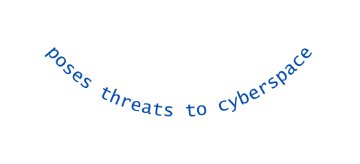 poses threats to cyberspace